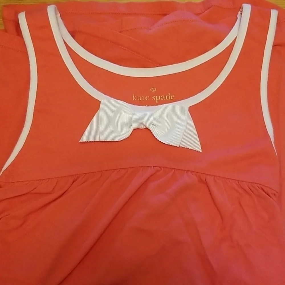 Kate Spade Front Bow Pajama Tank Top - Picture 6 of 6